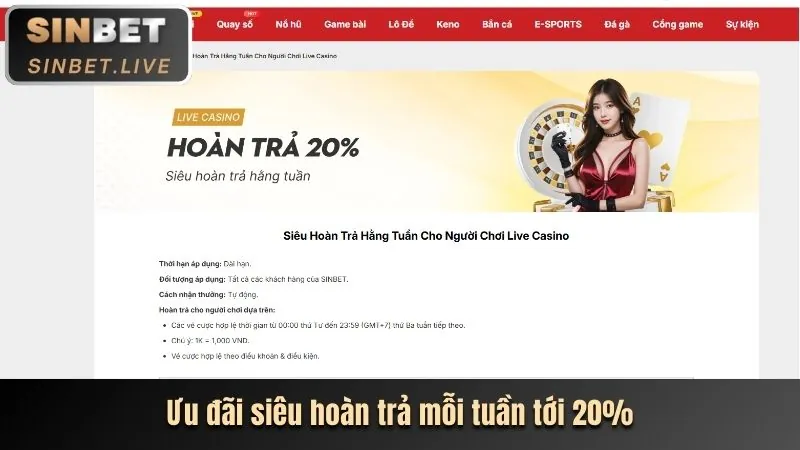 Hoàn trả cược cwin06 casino